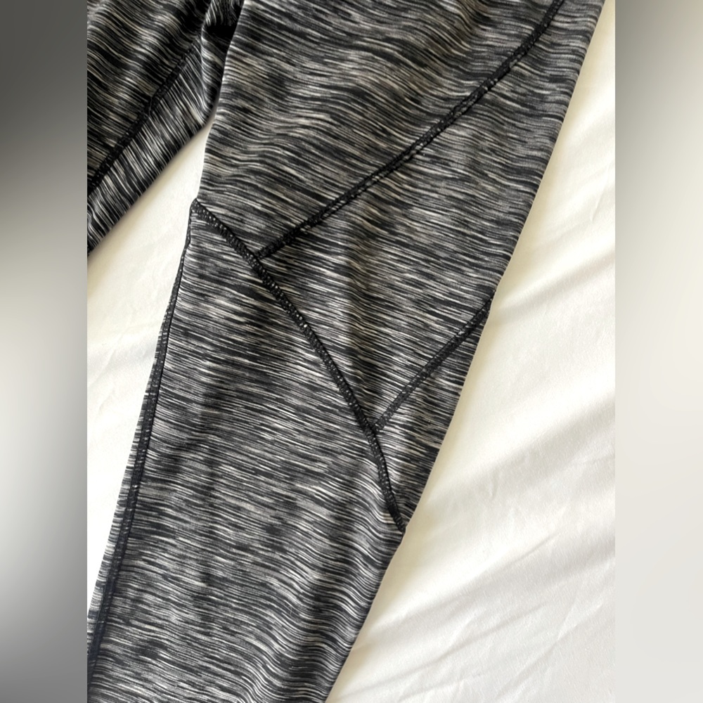 Kyodan Long Ankle Leggings Running Black & White